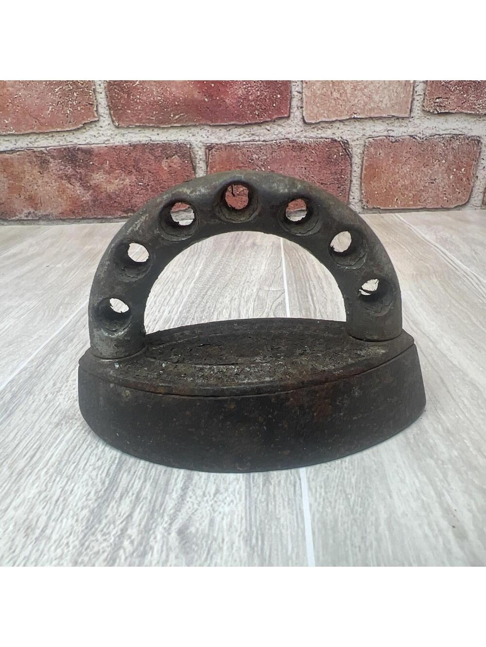 Antique Miniature Flat Iron No 115 Enterprise Mfg.  Cast Iron Vintage